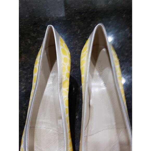 Renzo Fontanelli Virgin Pump Women's Size 12 AAA Gray Leather Block Heel Pull On - Picture 7 of 12
